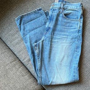 J. Crew Point Sur Straight leg high waisted jeans